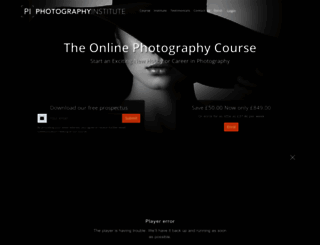 thephotographyinstitute.co.uk screenshot