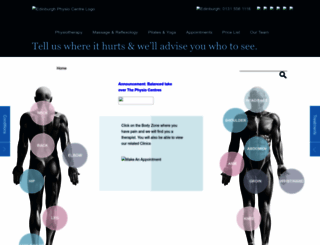thephysiocentres.com screenshot