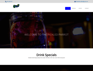 thepickledparrot.bar screenshot