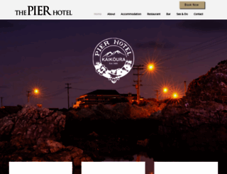 thepierhotel.co.nz screenshot