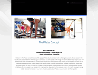thepilatesconcept.com screenshot