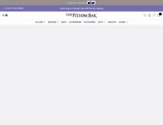 thepillowbar.com screenshot