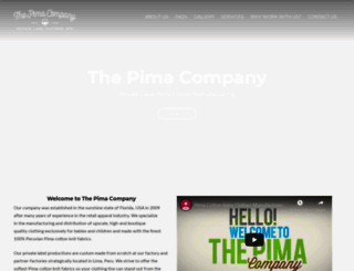 thepimacompany.com screenshot