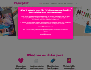 thepinkgroup.co.uk screenshot