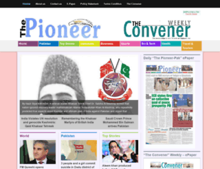 thepioneer.com.pk screenshot