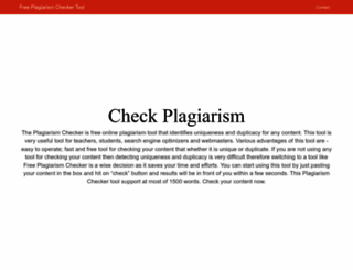 theplagiarismchecker.com screenshot