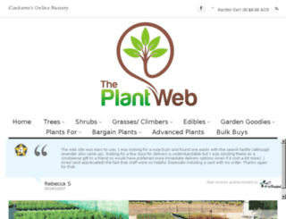 theplantweb.com.au screenshot