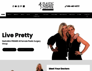 theplasticsurgerycenterofnashville.com screenshot