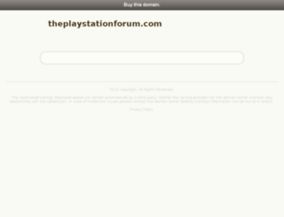 theplaystationforum.com screenshot