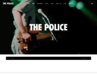 thepolice.com screenshot