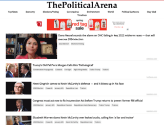 thepoliticalarena.com screenshot