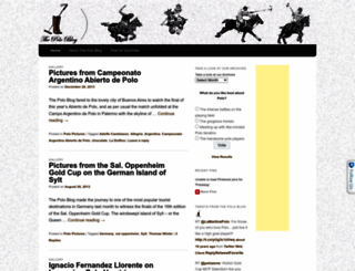 thepoloblog.co.uk screenshot