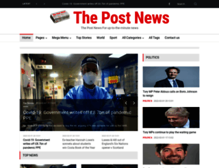 thepost-news.com screenshot