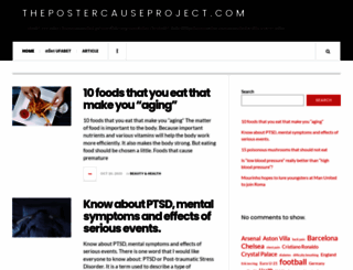 thepostercauseproject.com screenshot