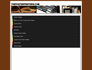 theposterprinters.com screenshot