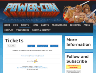 thepower-con.tix.com screenshot