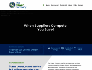 thepowercompany.com screenshot