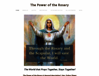 thepoweroftherosary.com screenshot