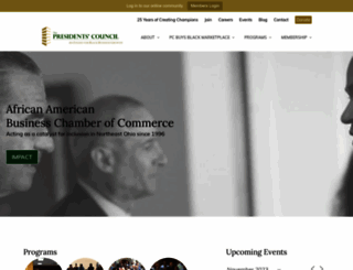 thepresidentscouncil.com screenshot