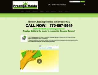 theprestigemaids.com screenshot