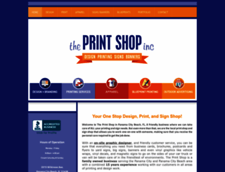 theprintshoppcb.com screenshot