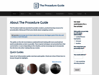 theprocedureguide.com screenshot