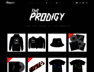 theprodigy.tmstor.es screenshot