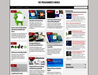 theprogrammersworld.blogspot.com screenshot