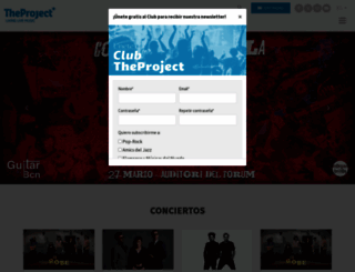theproject.es screenshot