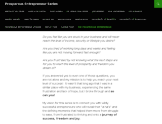 theprosperousentrepreneurseries.com screenshot