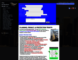 theprotectionbook.com screenshot