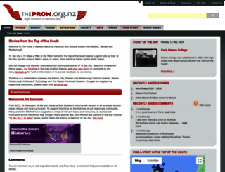 theprow.org.nz screenshot