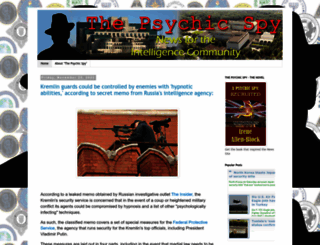 thepsychicspynews.blogspot.co.uk screenshot