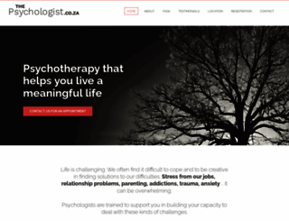 thepsychologist.co.za screenshot