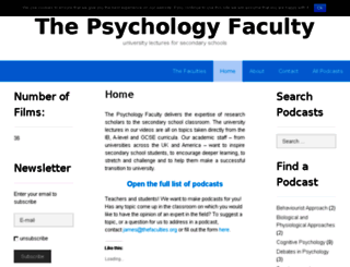 thepsychologyfaculty.org screenshot