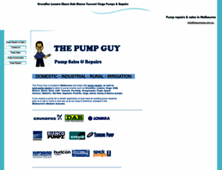 thepumpguy.com.au screenshot