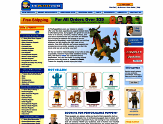 thepuppetstore.com screenshot