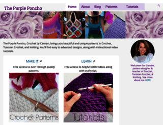 thepurpleponcho.com screenshot