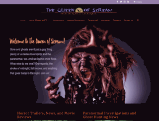 thequeenofscream.com screenshot