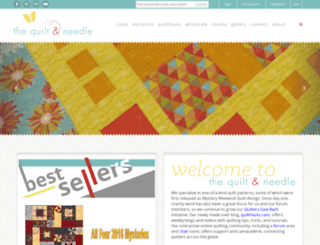 thequiltandneedle.com screenshot