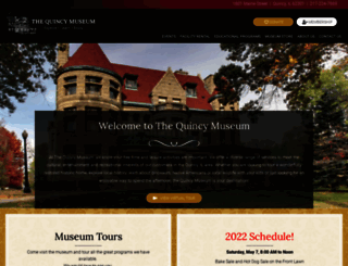 thequincymuseum.org screenshot