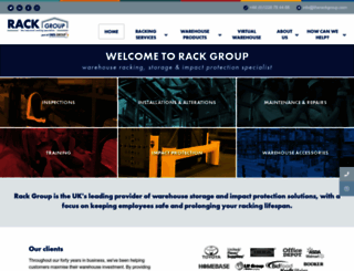 therackgroup.com screenshot