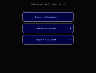 therainforestcafe.co.uk screenshot