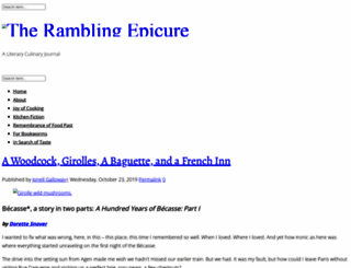 theramblingepicure.com screenshot
