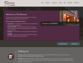 theramona.com screenshot