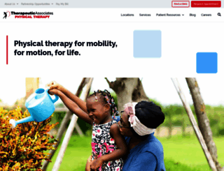 therapeuticassociates.com screenshot