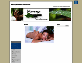 therapeuticmassagetoronto.com screenshot