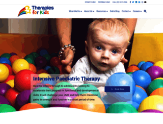 therapiesforkids.com.au screenshot