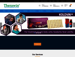 therawinpharma.com screenshot