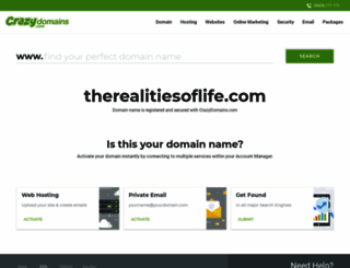 therealitiesoflife.com screenshot